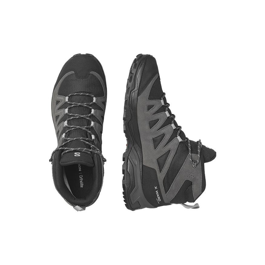 SALOMON X Ward Удобные Горные Средние Outdoor Функциональные Ботинки Мужские Ботинки Черный L47181700