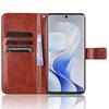 For Vivo S19 Pro 5G/V40 5G Leather Phone Case Wallet Crazy Horse Texture