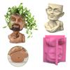 Nonstick Muscle Man Pen Holder Mold Flower Pot Epoxy Resin Silicone Mold DIY Crafts Ornament Tool for DIY Decoration