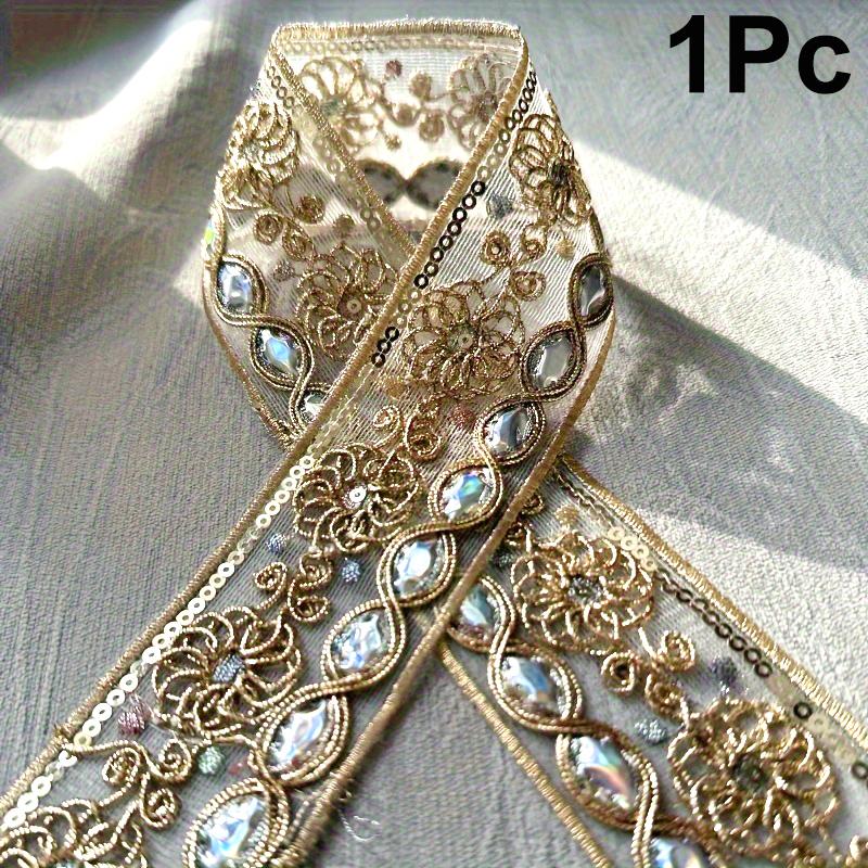 1 Yards DIY Materials Neckline Embellishment Ribbon Gorgeous Lace Embroidery Multi-Function Various Styles
