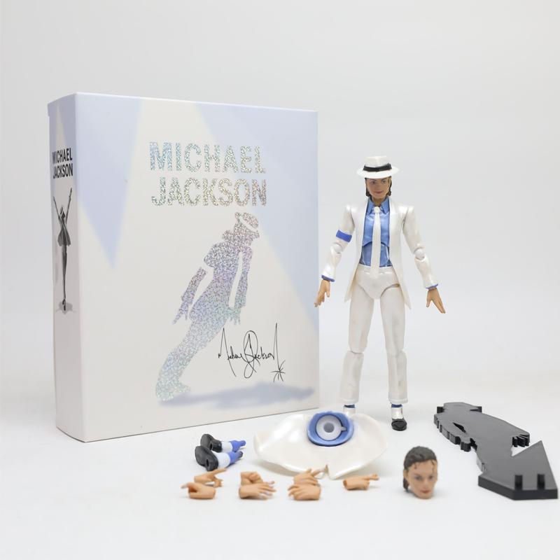 16 см Майкл Джексон Smooth Criminal Лунная походка Серия BJD Артикулированная фигурка Модель Игрушка Декор Подарок