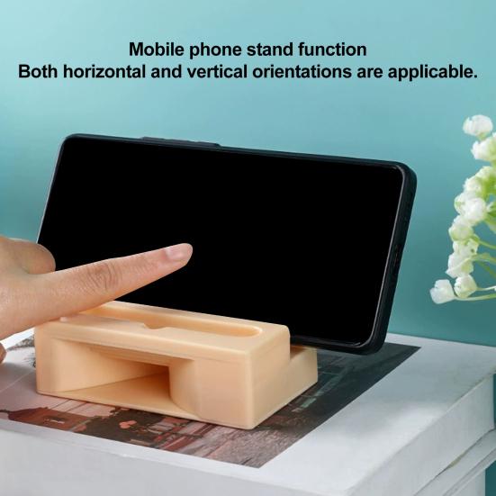 Phone Stand Amplifier Hands-Free Desktop Holder Universal Lazy Bracket for Music Streaming Video Calls TV Shows