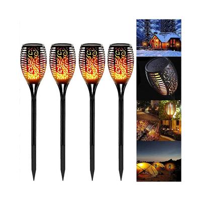 Garden Torch Light, 4 Pack LED Lights Solar  Torch Waterproof IP65 Garden Torch Light Decor Lamp & Solar Light Lamp Garden/Pathway/Yard Decoration