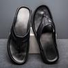 High Quality Mens Shoes Casual Genuine Leather Flip Flops Male Summer Luxury Slippers Fashion Beach Flip -Flops Elegantes Slipper