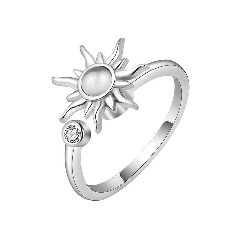 10 мм тревожные кольца для женщин Y2k, ювелирные кольца, бабочки, ромашки, бусины, антистрессовые кольца-спиннеры для подростков, 2022, эстетические