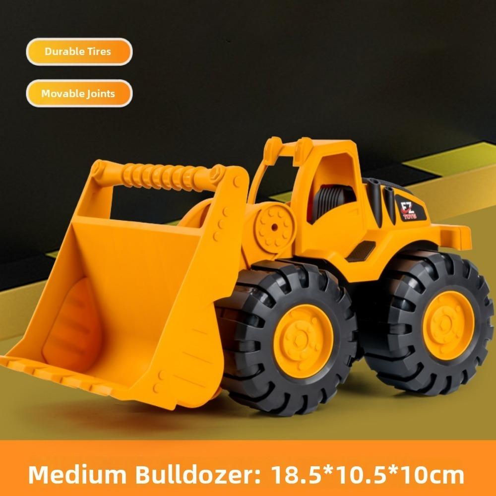 3 Styles Small Excavator Plastic Dump Truck Toy High Quality Kids Digger Toys  For Children