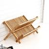 Retro Folding Dish Rack Natural Drying Holder Easy Clean Dish Drying Rack  Restaurant