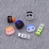 Colored Plastic Button Spring Buckle, Down Jacket Hanging Bell Rope Buckle, Rope Stop Rope Wear Rope Buckle, Pig Nose Buckle Elastic Adjustment Buckle