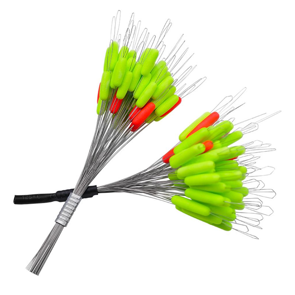 2Set Space BeansRubber Fishing Bobbers Stopper Oval Shape Float Stop Stoppers Space Bean Connectors Fishing Accessories