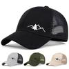 Mesh Ventilated Permeable Air Summer Cap Baseball Stitching Embroidered Mountain Fashionable Trendy Caps Adjustable Hip Hop Urban Street Style Trendy