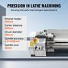 220V Lathe 180*350MM Plastic Gears without Tool Rest and Center Frame
