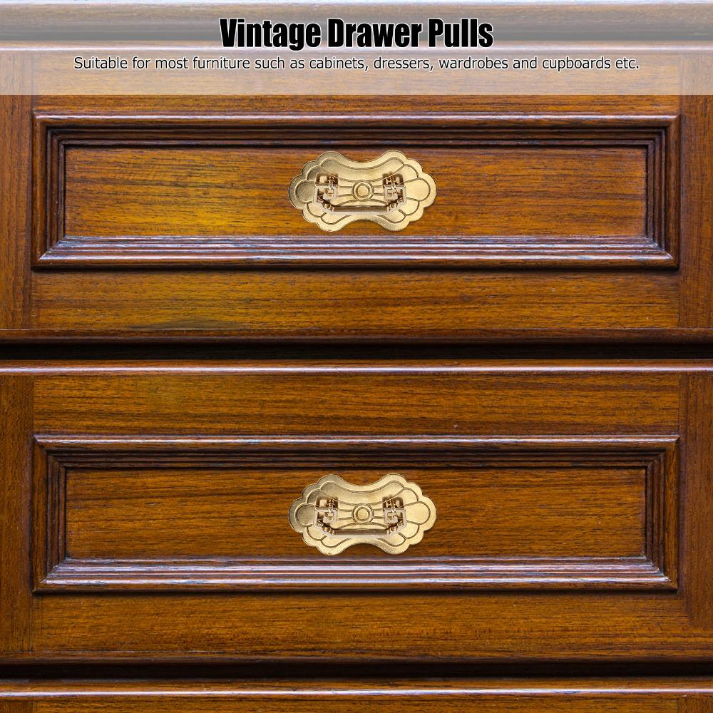 Brass Antique Drawer Handle Durable Cabinet Handles Antique Vintage Drawer Pulls  Kitchen