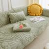 Подушка для дивана простая и нескользящая, а зимний плюшевый чехол для дивана покрывает универсальное однотонное покрывало Four Seasons из ткани для полотенец.