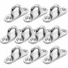 Pstyle. Pad Eye Eye Plate Hook Stainless Steel 304 Hardware PST-055 (Pack of 10, M5)