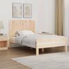 Wall Mounted Headboard 108 x 3 x 60 cm Solid Pine Wood