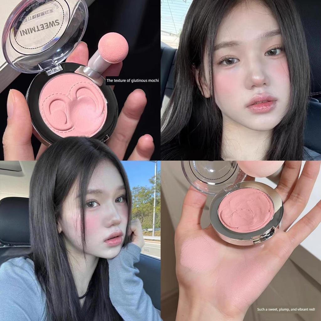 Ins-Style Blush Cream Egg Yolk High-Saturation Yellow Eyeshadow All-In-One Spring Colorful Lemon Ginger Yellow Blush Palette