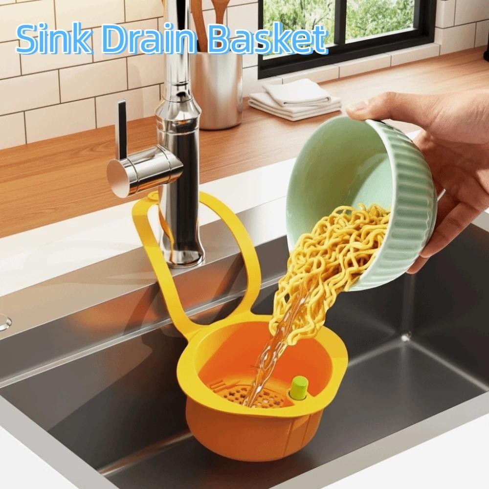 4PCS Openable Bottom Cover Sink Drain Basket Removable Kitchen Garbage Filter  Household Kitchen