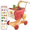 Mini Size Kitchen Playset Food Vegetables Supermarket Toy Shopping Cart Toy  Learning Activity