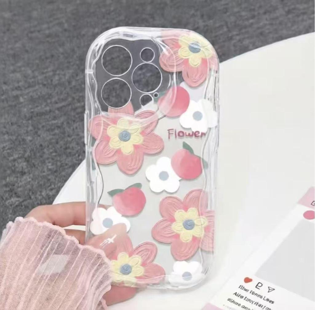 Чехол-бампер для iPhone Pro 11 Max с полным покрытием, цветочный, с фруктами