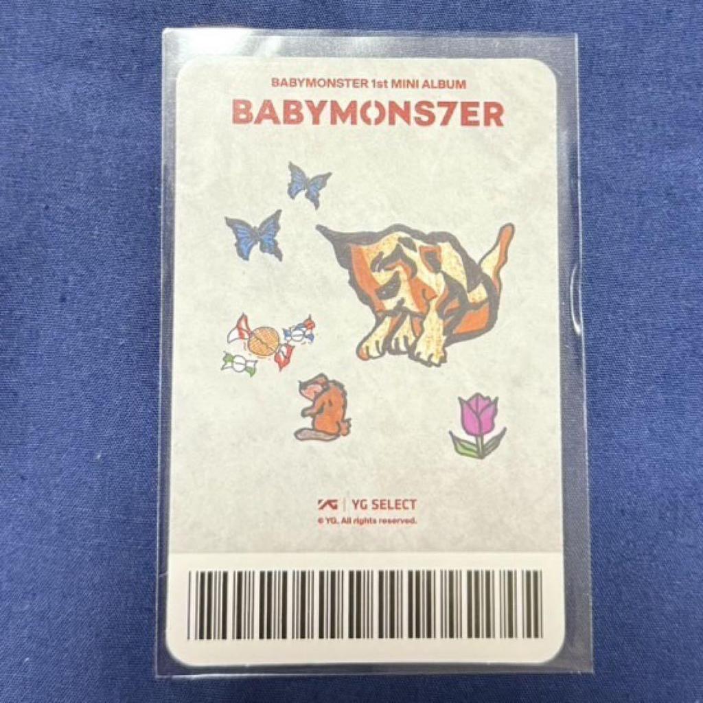 [USED] BABYMONSTER Ahyeon Ygselect Bonus Candy Trading Card