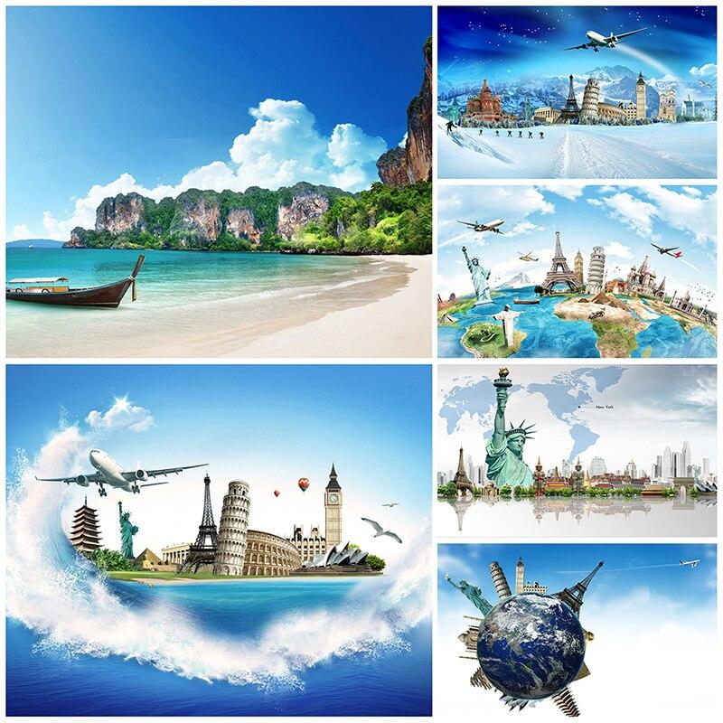 Украшение Эйфелева башня Пизанская башня Статуя Свободы Картина на холсте Известный архитектурный пейзаж Репродукции Украшение Плакат