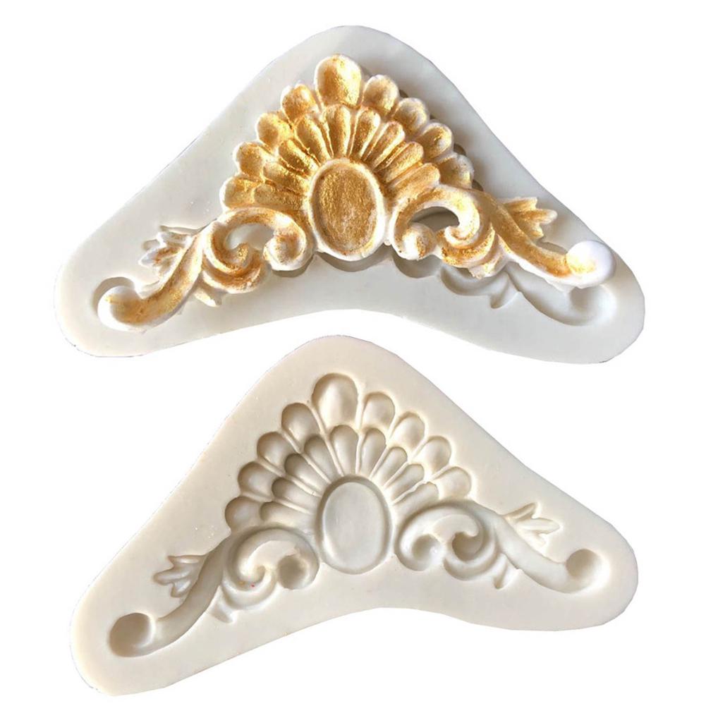 Retro DIY Lace Mat Silicone Mold Sugarcraft Fondant Cake Decorating Baking Tool