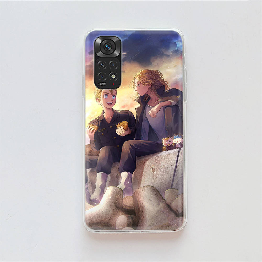 Чехол DT25 Tokyo Revengers для Samsung A04 A14 A23 A34 A54 M23 M33 M52 M53 Realme 10 9 C30S C35 C55 VIVO Y02S Y21 Y33S Y51 X80 Pro Прозрачная крышка