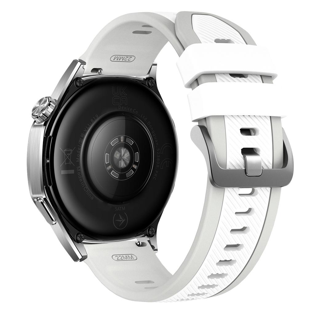 22 мм Твиловый ремешок для часов Huawei Watch GT 6/5/5 Pro/4 46 мм Двухцветный силиконовый ремешок Быстросъемный