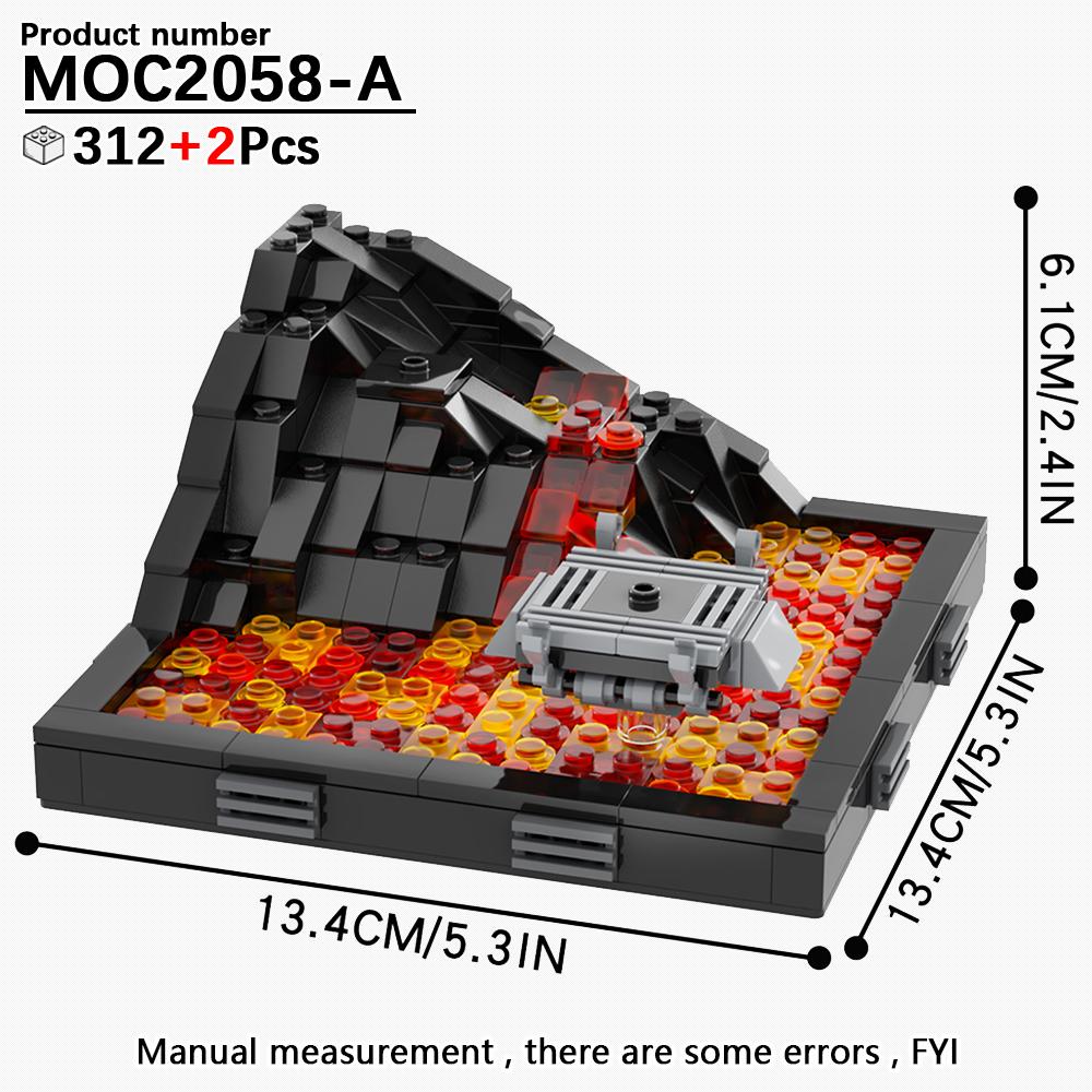 MOOXI Серия «Космические войны» Сценарная модель MOC Кирпич DIY Диорама Взрослые Детские Игрушки Набор строительных блоков Монтессори Подарки Украшение