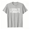 I Goon To FEMBOYS Certified Gooner Meme Gooning Tshirt for Womens Clothing and Unisexs Clothing  Summer New T Shirt