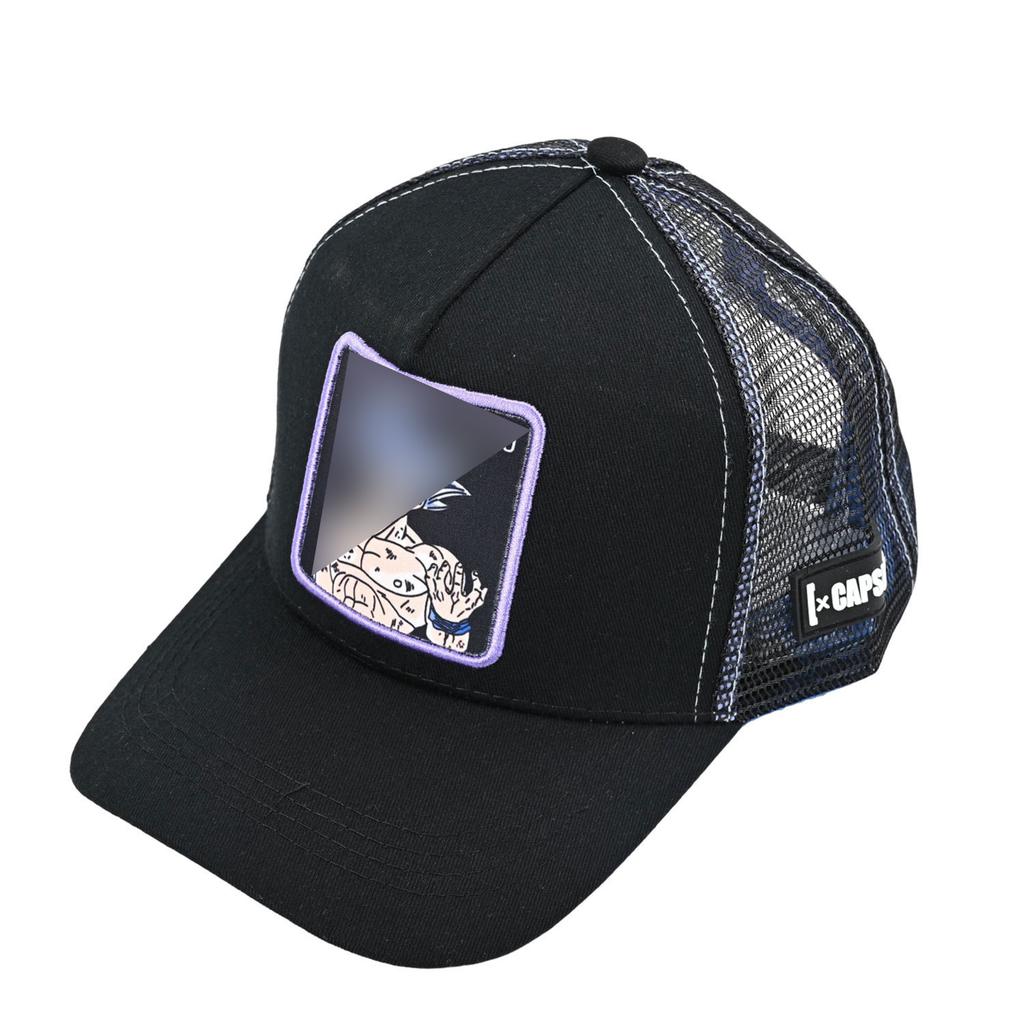 Personalized cartoon cartoon hat, trendy and cool mesh hat, embroidered baseball cap, sun protection breathable peaked cap source manufacturer