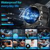 2025 New Outdoor Smart Watch Men 600mAh LED Flashlight SmartWatch Compass Bluetooth call Heart rate IP 68 Sports Smartwatch 5ATM