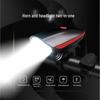 High Beam Bicycle Front Light 7588 with Horn for Outdoor Cycling
