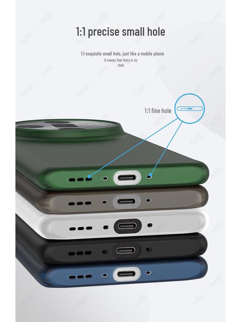 OPPO X7Ultra Ультратонкий матовый чехол для телефона из полипропилена, не желтеет и не оставляет отпечатков пальцев.