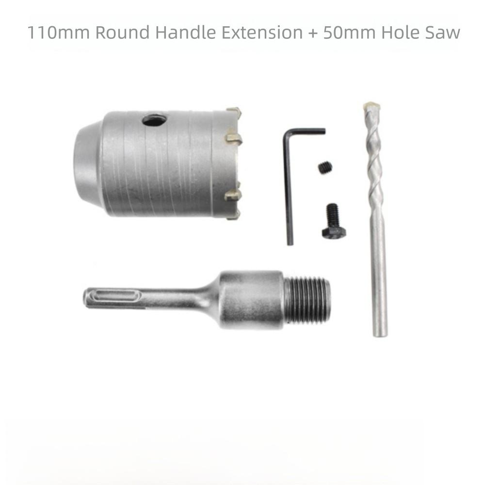 30-68mm Wall Hole Saw with Round Shaft Fast Drilling Hammer Drill Bit Set Concrete Wall Hollow Drill Bit
