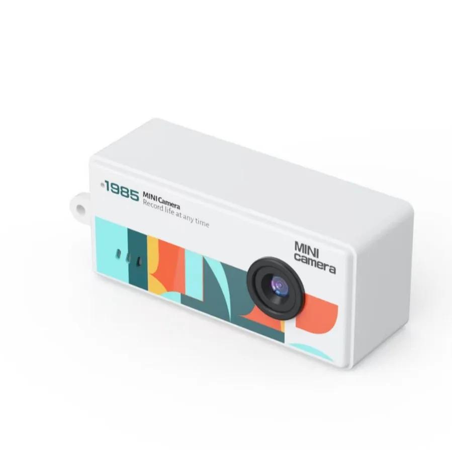 Мини Камера-Брелок Magecam Цифровая Камера 0.96 Дюйма Камера-Брелок Ретро Поддержка Карты Памяти 1080P Очень Маленькая Видеокамера Видеорегистратор со Вспышкой