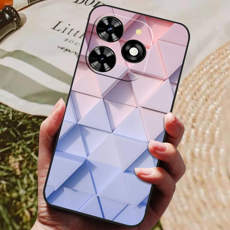 Для Infinix Hot 40 Чехол Hot40 Pro Роскошный Телефон Силиконовая Задняя Крышка Для Infinix Hot 40 Pro / hot 40i Чехлы Защитный Чехол Capas