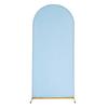 3PCS Wedding Arch Cover Set U Shaped Round Top Thickening 4ft 5ft 6ft Elastic Wedding Backdrop