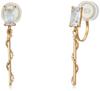 ESTELLE K10 Yellow Gold Cubic Zirconia Earrings, 0281-0652-0038-0000