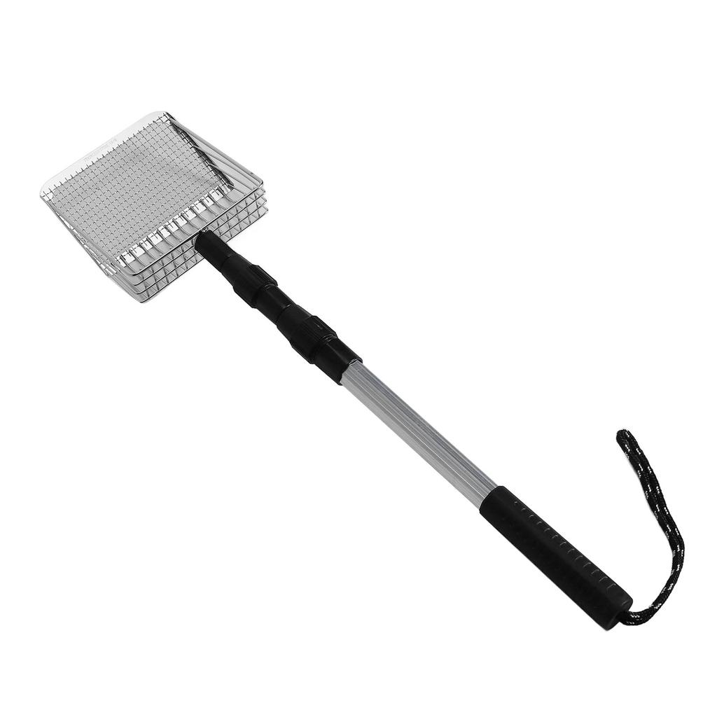 Chicken Poop Scooper Anti Stick Stainless Steel Stretchable Long Handle Sifting Shovel Chicken Coop