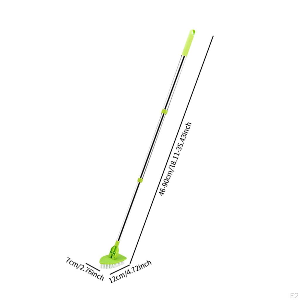 Щетка для мытья плитки, щетка для душа, настенная жесткая щетина, выдвижная ручка для кухни