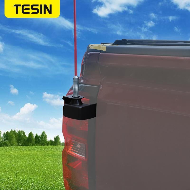 TESIN металлический автомобильный кронштейн для крепления антенны на заднюю дверь, аксессуары для Chevy Silverado 2014 2015 2016 2017 2018 экстерьер