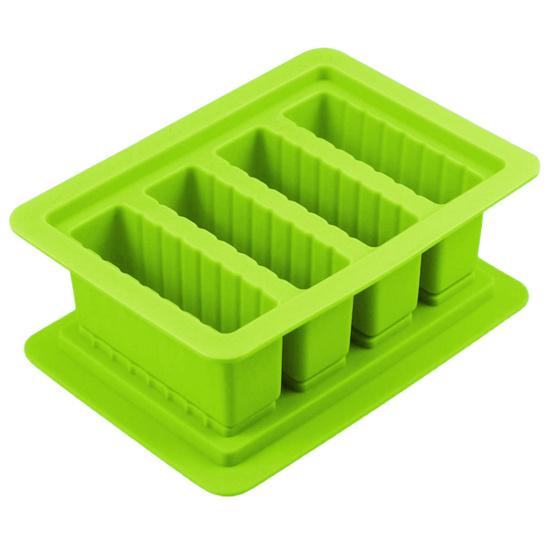 Силиконовая форма для масла с крышкой, пищевая антипригарная форма для шоколада, свечей, торта с травяным маслом, большая полость, многоразовая коробка для хранения