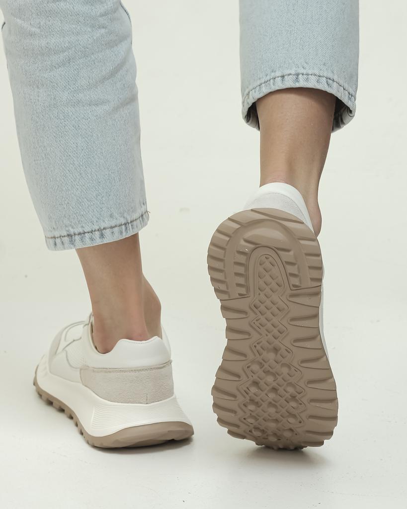 Кроссовки весенние Lonza 185136 36 белые кожа