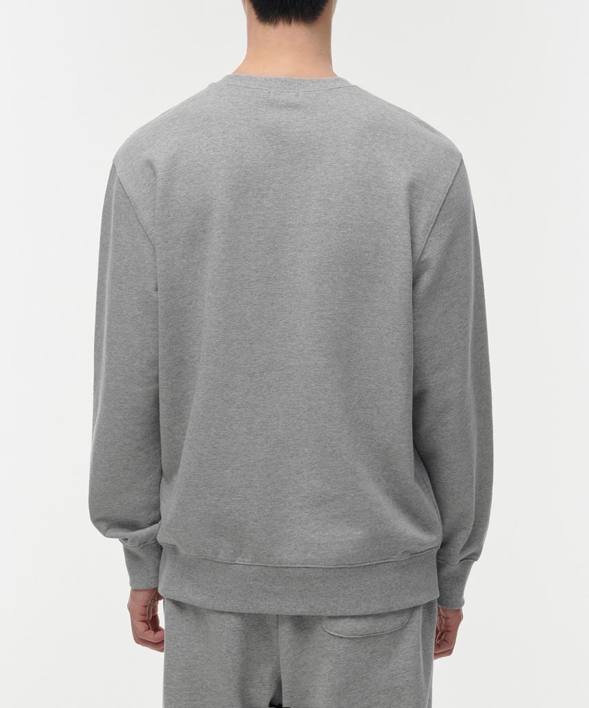 MUSINSA STANDARD Sweatshirt [Melange Gray]