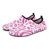 Модные женские и мужские босоножки для воды с леопардовым принтом, пляжная обувь, быстросохнущие походные спортивные сандалии, повседневные тренировочные туфли, легкие сандалии 46