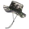 Camouflage Bucket Hat Men Women UV Protection Wide Brim Sun Breathable Foldable Outdoor Fishing Hiking