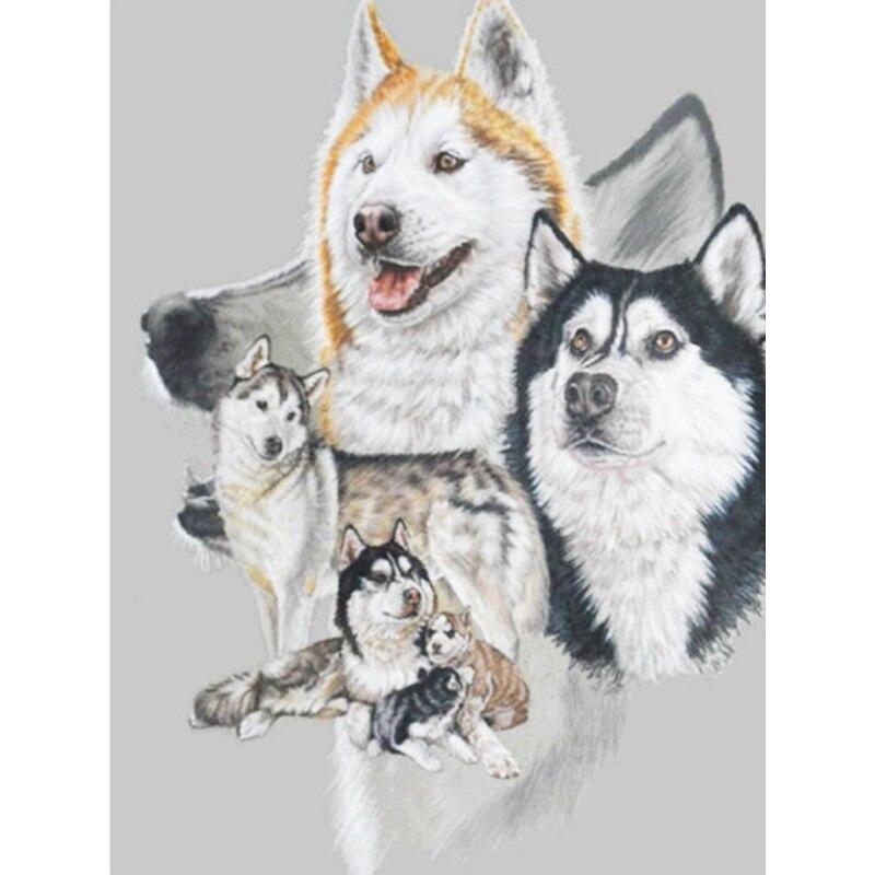 Новый DIY 5D Алмазная вышивка с изображением собаки, вышивка крестиком, пейзаж, алмазная живопись, полная квадратная круглая дрель, мозаика, домашний декор, подарок