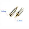 3.5mm to 2.5mm Male to Female Converter Earphone Amplifier Audio Connector Audio Plug Audio Adapter