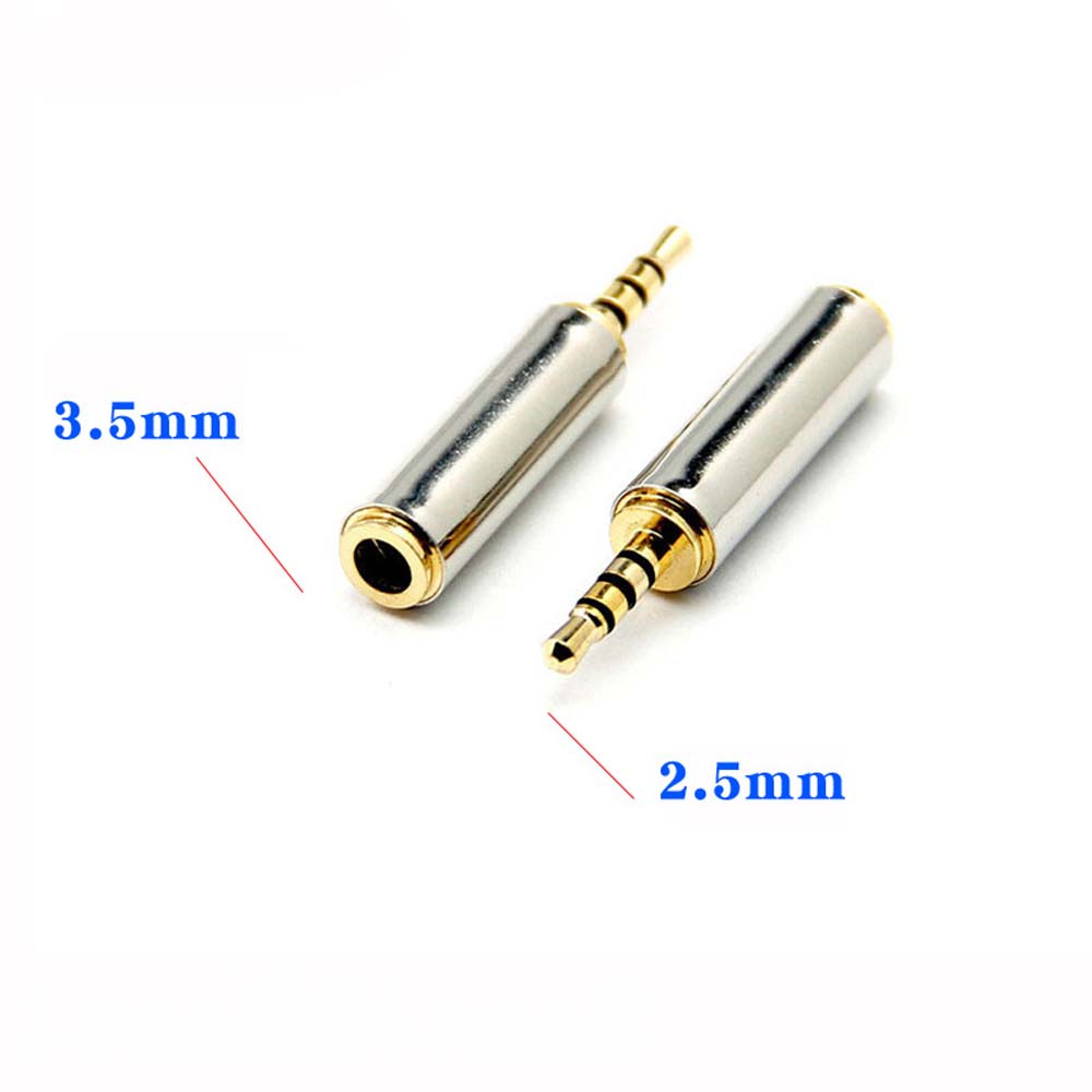 3.5mm to 2.5mm Male to Female Converter Earphone Amplifier Audio Connector Audio Plug Audio Adapter